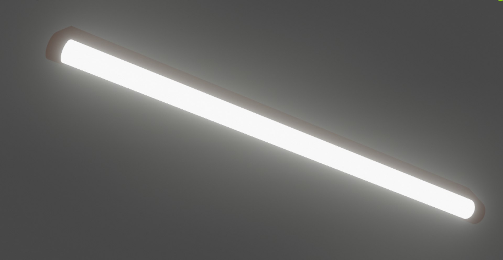 3D Tubelamp Lamp Model - TurboSquid 1517267