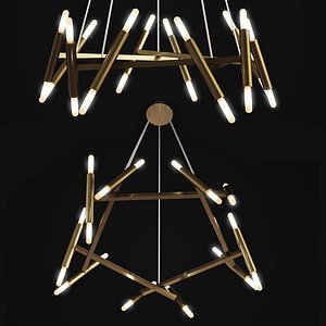 chandelier pentagone le petite model