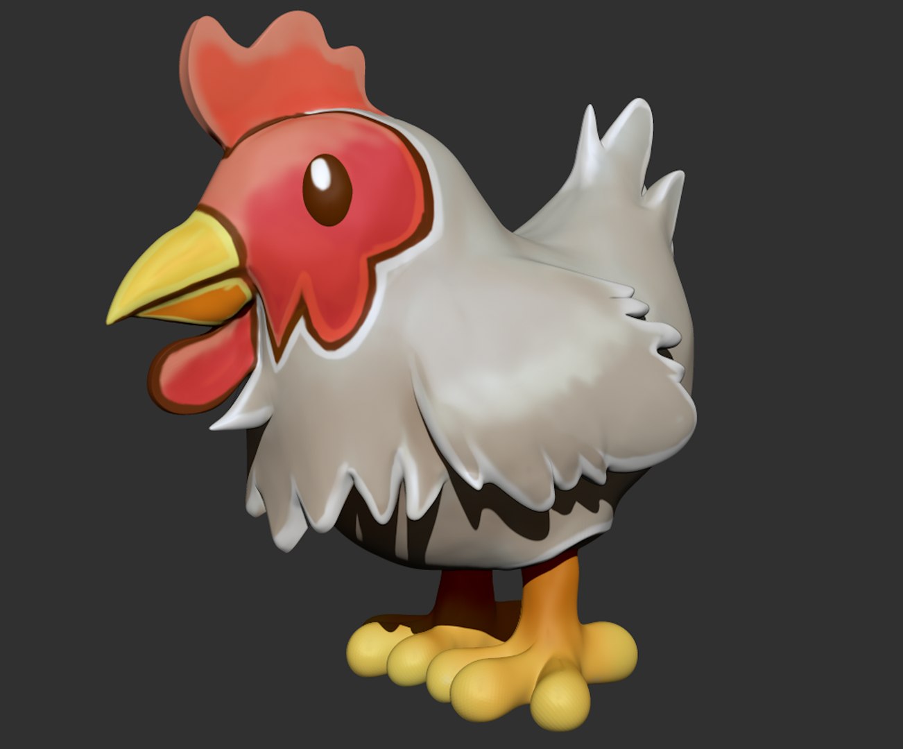 3D chicken hen - TurboSquid 1668688