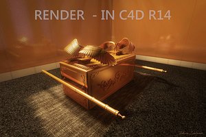 ark god 3d obj
