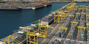 Sea Port 01 3D