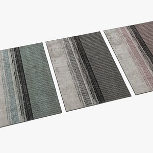 3D Antique Terms V-02 Carpets  Textures and material 3D model model