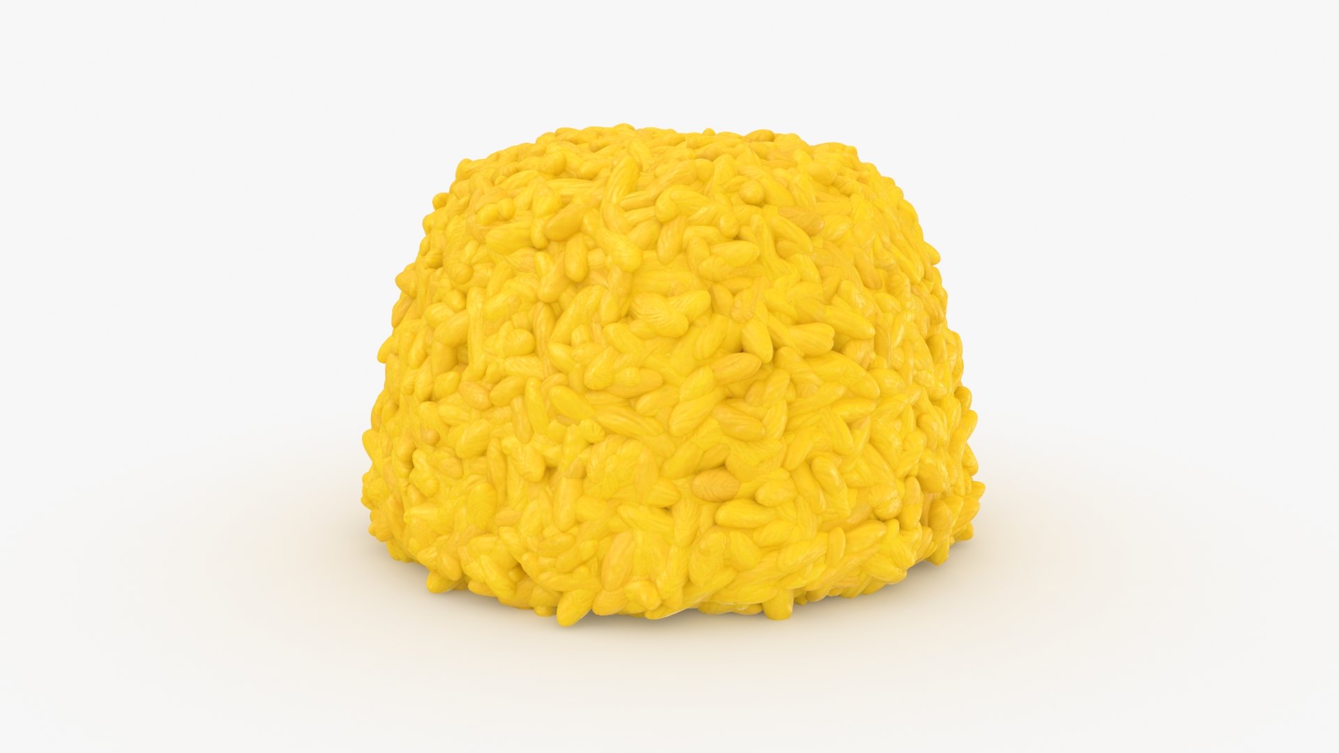Pile Cooked Yellow Rice 2 3D Model - TurboSquid 2306706