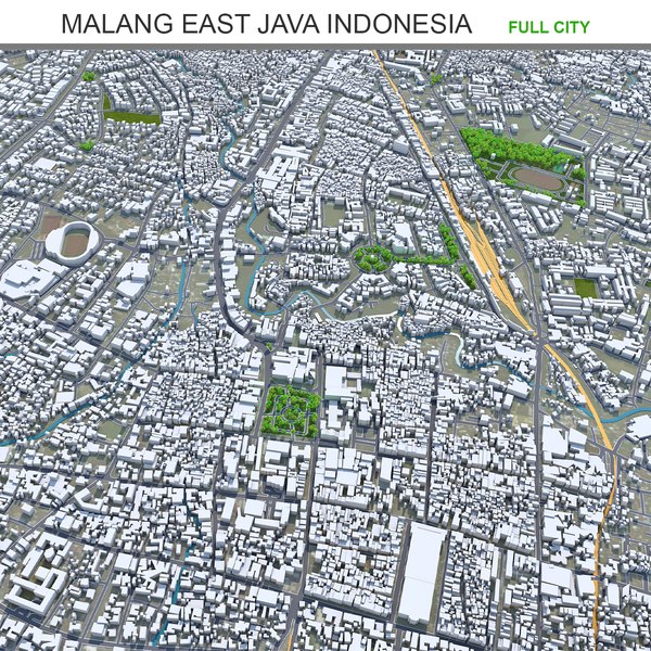 Malang East Java Indonesia3Dモデル - TurboSquid 2113148