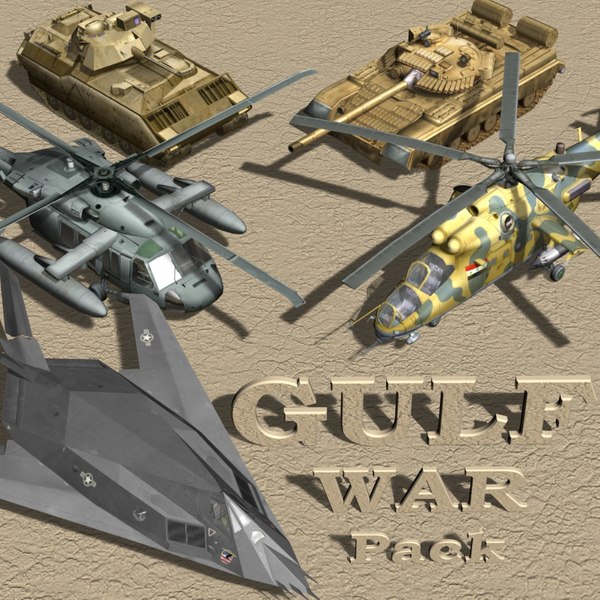 gulf war 3d model