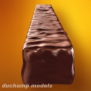 chocolate bar 3d model