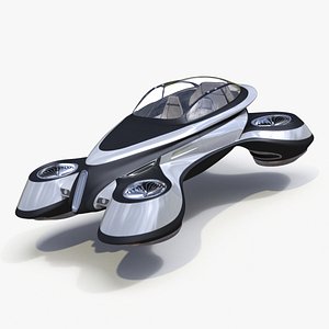 Hover Car Concept by Lazzarini 3D model