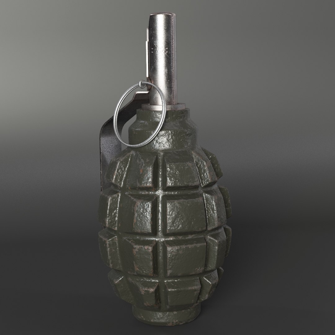 grenade f1 3d max