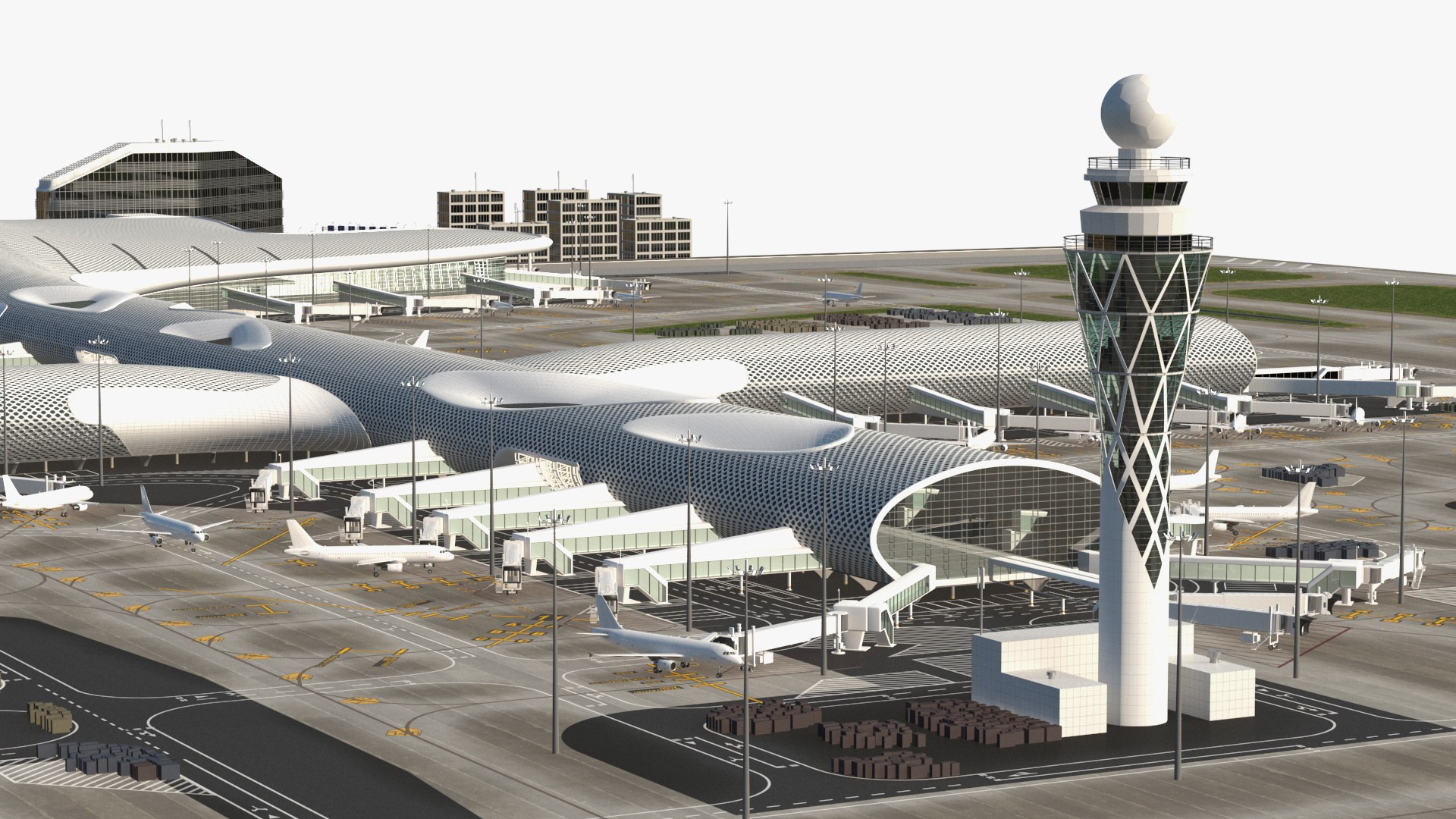 Airport Infrastructure with Aircrafts 3D https://p.turbosquid.com/ts-thumb/rE/UKjzw7/8m/airportinfrastructurewithaircraftsvray3dmodel025/jpg/1667436344/1920x1080/fit_q87/eda41905853bdd9c68db0fdec3c9587dea712655/airportinfrastructurewithaircraftsvray3dmodel025.jpg