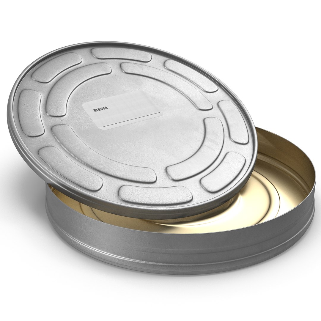 Video Film Reel Case 3D Model 3D model preview