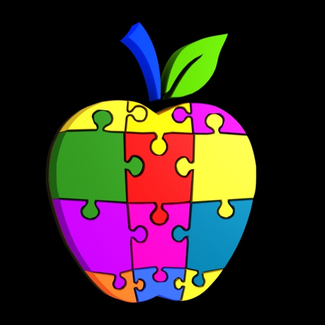 3d Apple Puzzle
