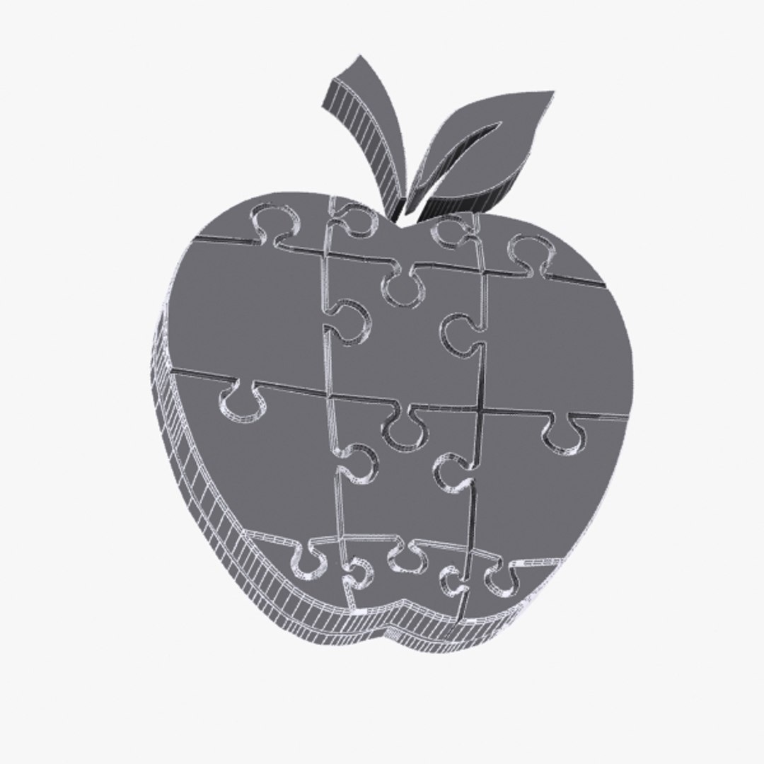 3d Apple Puzzle