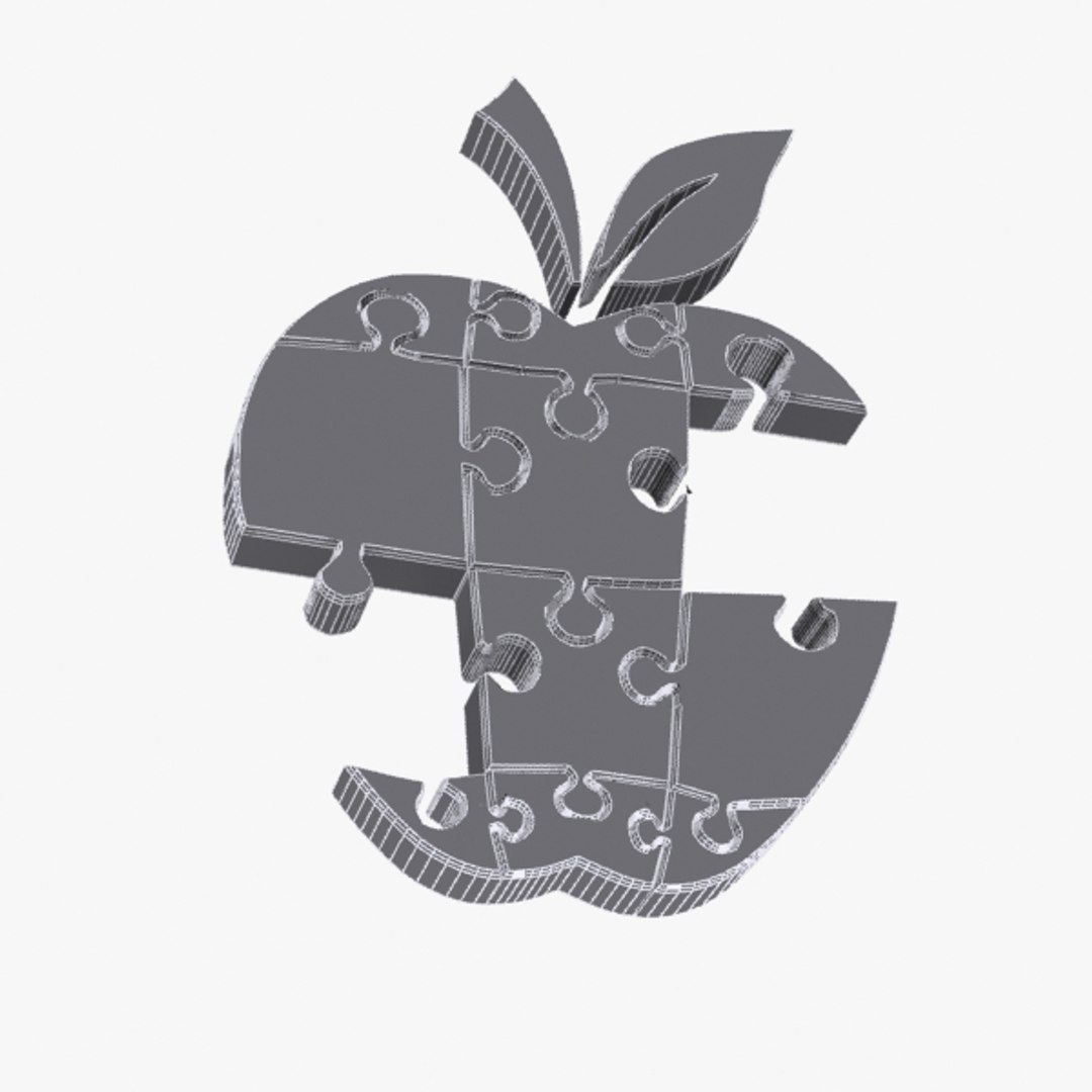 3d Apple Puzzle