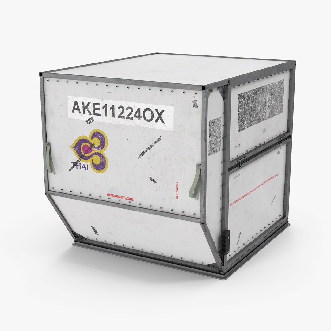 Airport Container 3D Model preview
