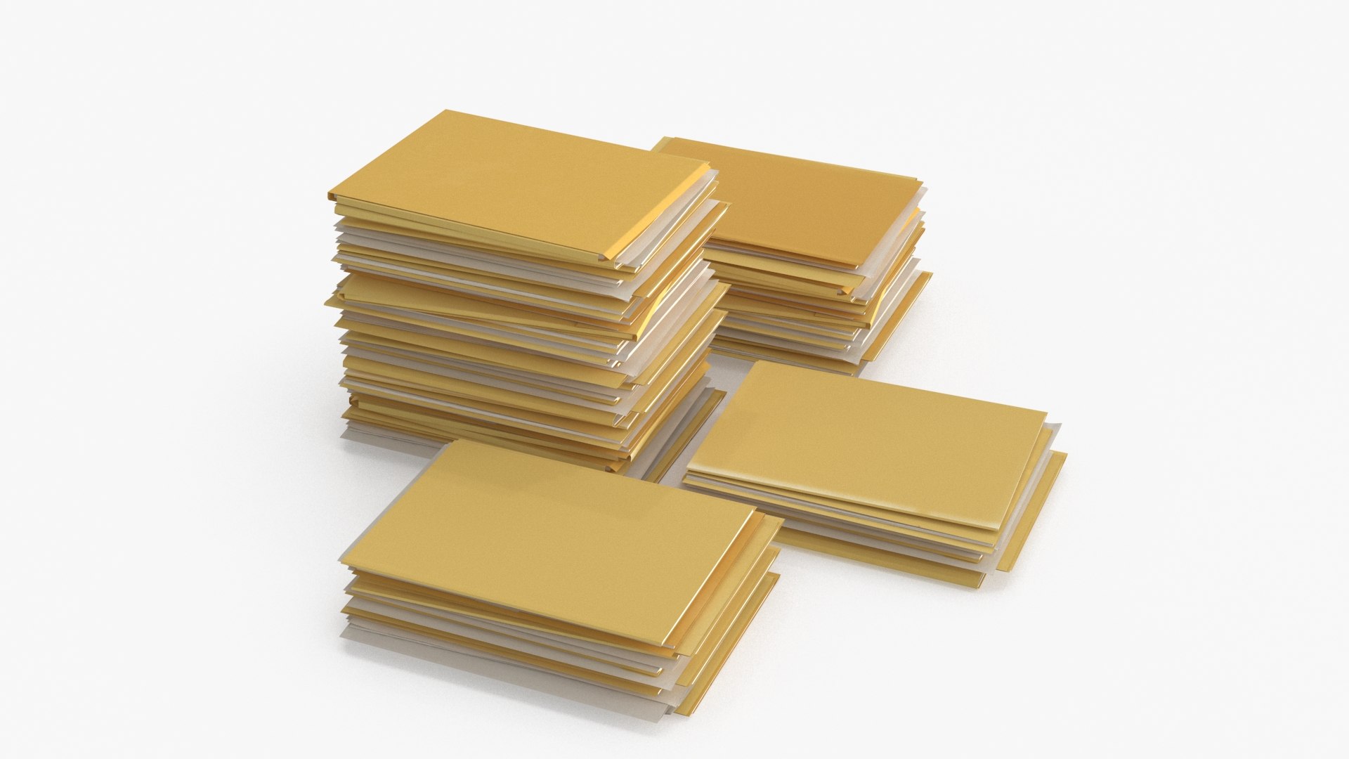 3D Pile Of Paper Files Archive Stack V2 - TurboSquid 1893807