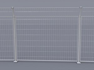 security fence metal 3d max