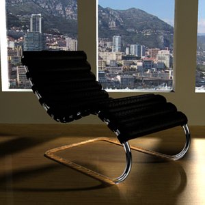 3d model mies van der rohe
