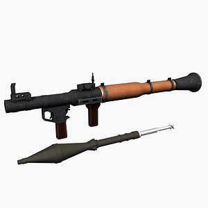 rpg rocket 3d model