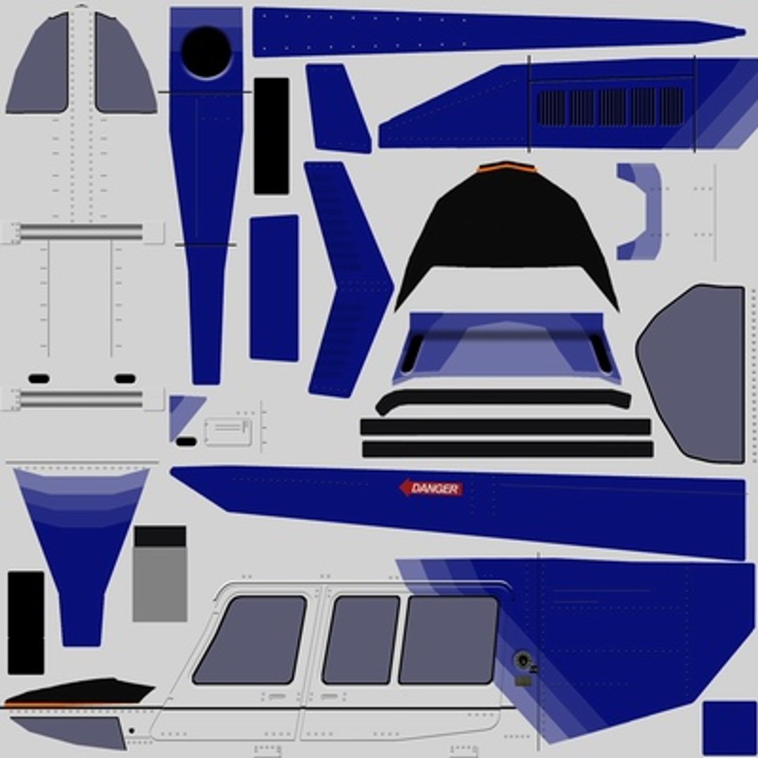 3d 3ds Jet Ranger