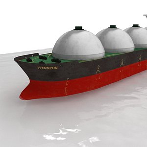3D model Cargo Ship