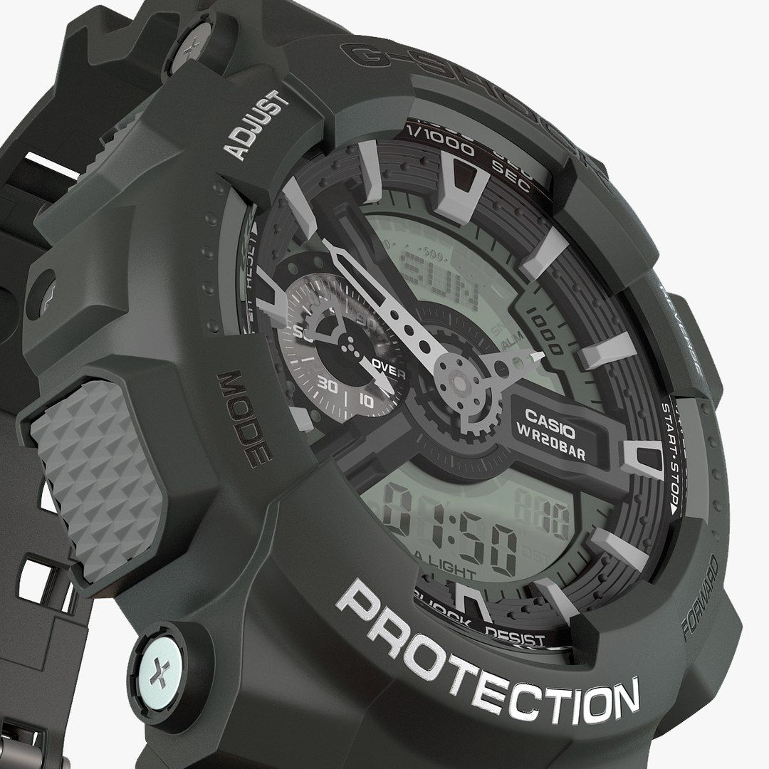 3d Model Casio G-shock Ga-110c