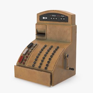 Cartoon Cash Register