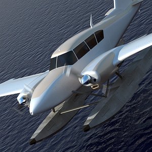 business plane small 3d max