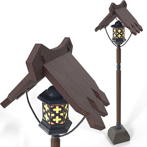 Street lamp stylized