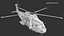 type 26 frigate merlin helicopter 3D model
