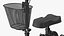 Schwarzer Knie-Scooter manipuliert