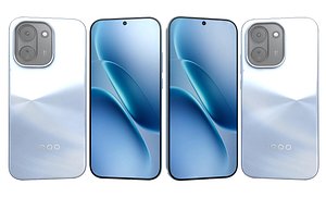 Vivo iQOO Z11 Blue 3D model