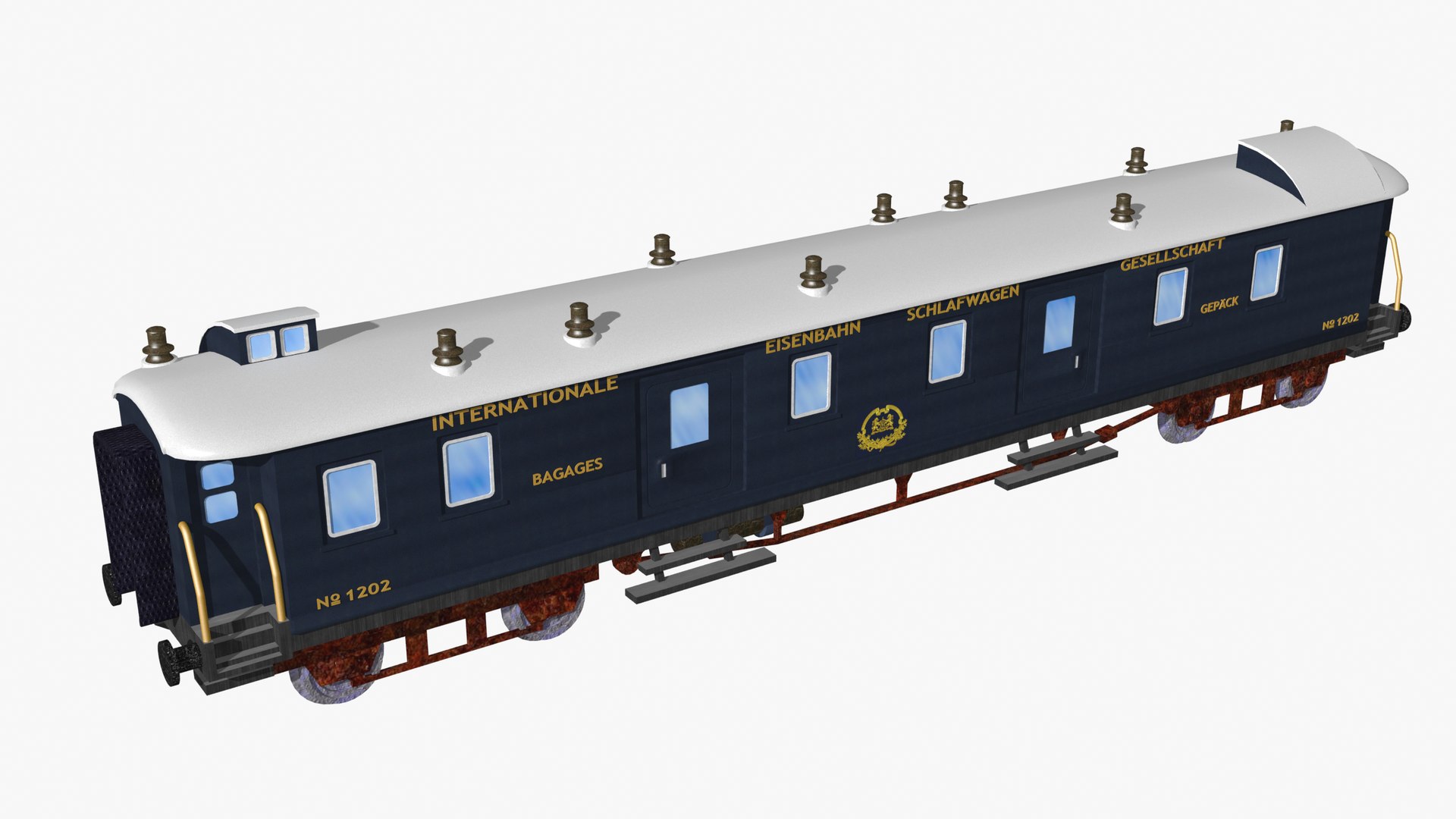 Simplon Orient Express Historic Passenger - Dining And Baggage Rail ...