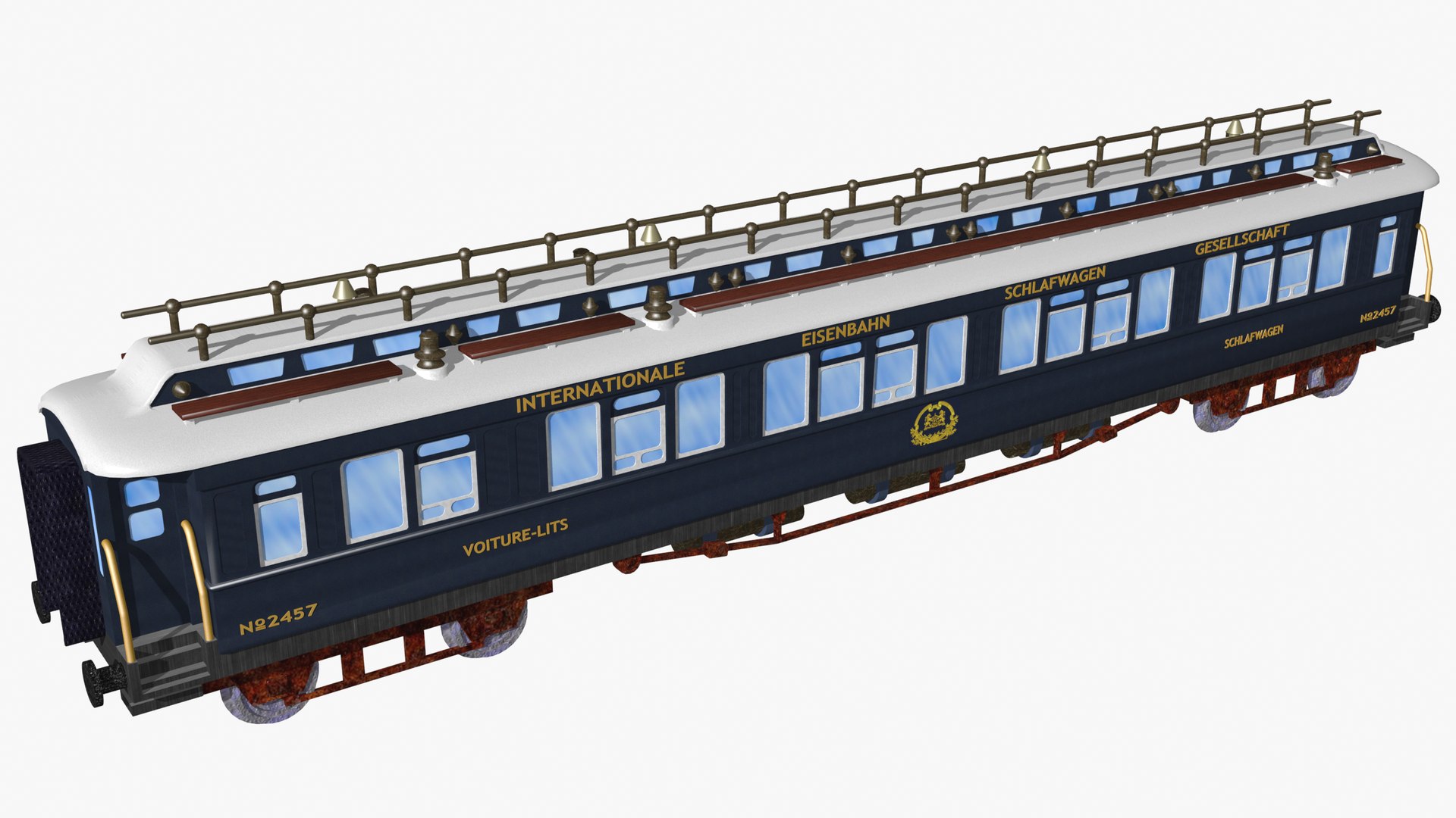 Simplon Orient Express Historic Passenger - Dining And Baggage Rail ...