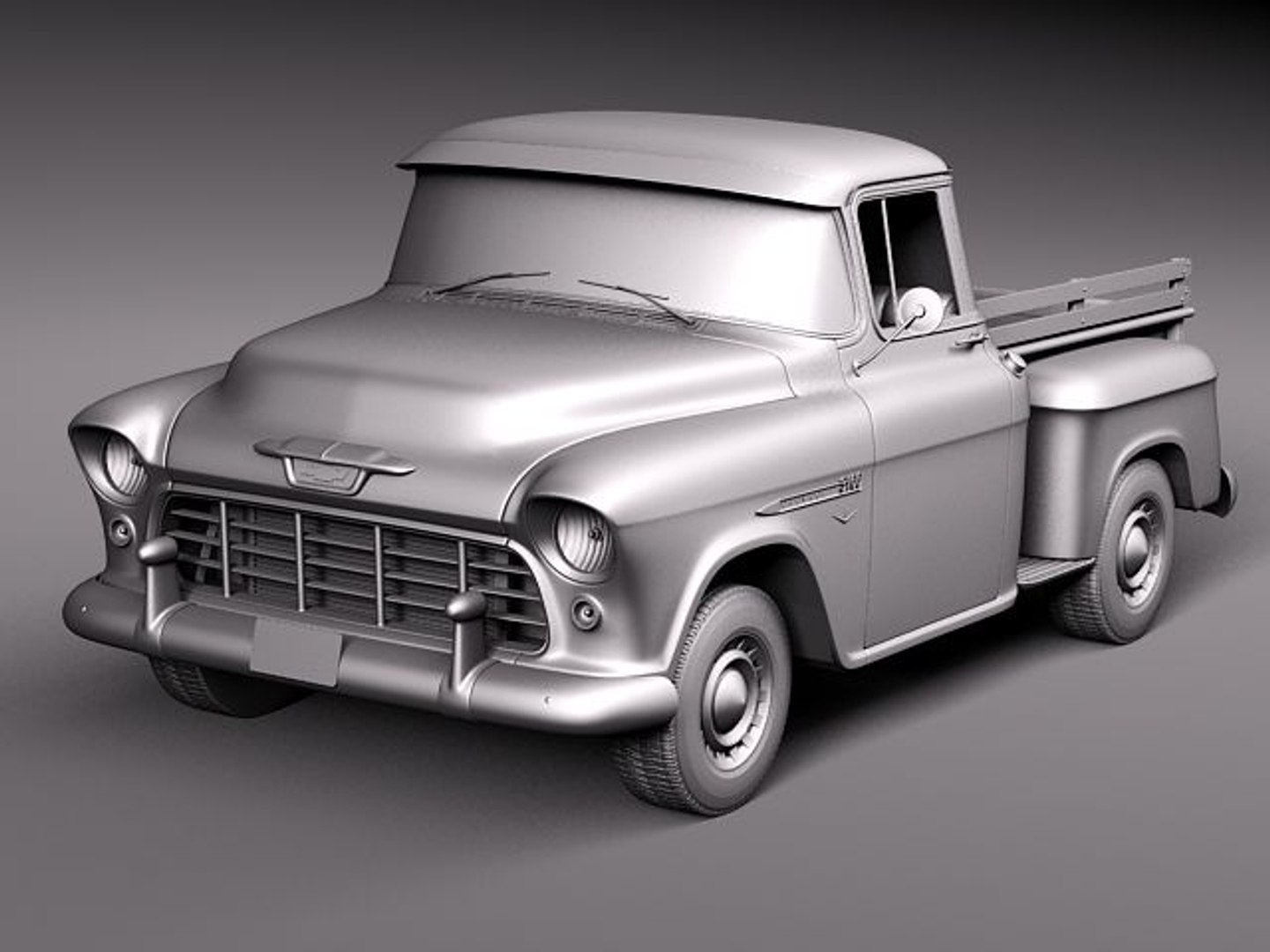 Lwo Chevrolet Pickup 1955 Utility