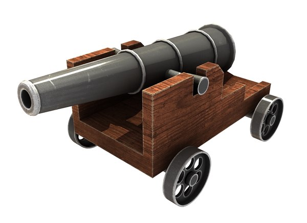 canhão medieval. artilharia antigo jogo de elemento de arma.design