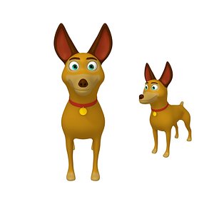 3D model Dog cartoon 03