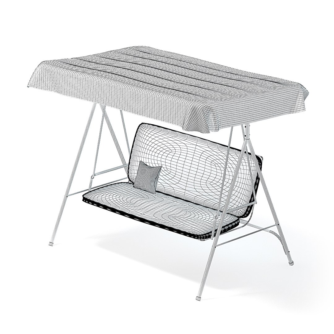 Black garden swing chair clearance