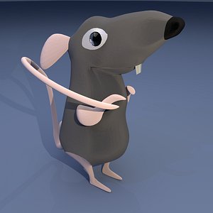 STL file rat souris rongeur mulot tail queue oreilles 🐀・3D