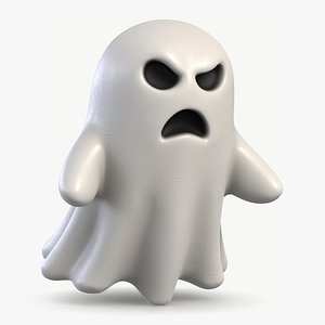 3D Cartoon Ghost 2 model
