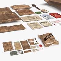 US Military MRE Ration Pack with Food