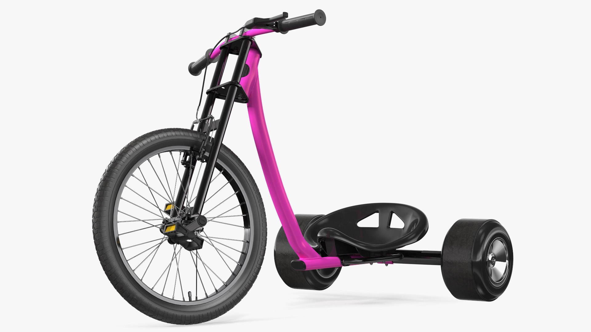 Drift Trike Rigged 3D model preview