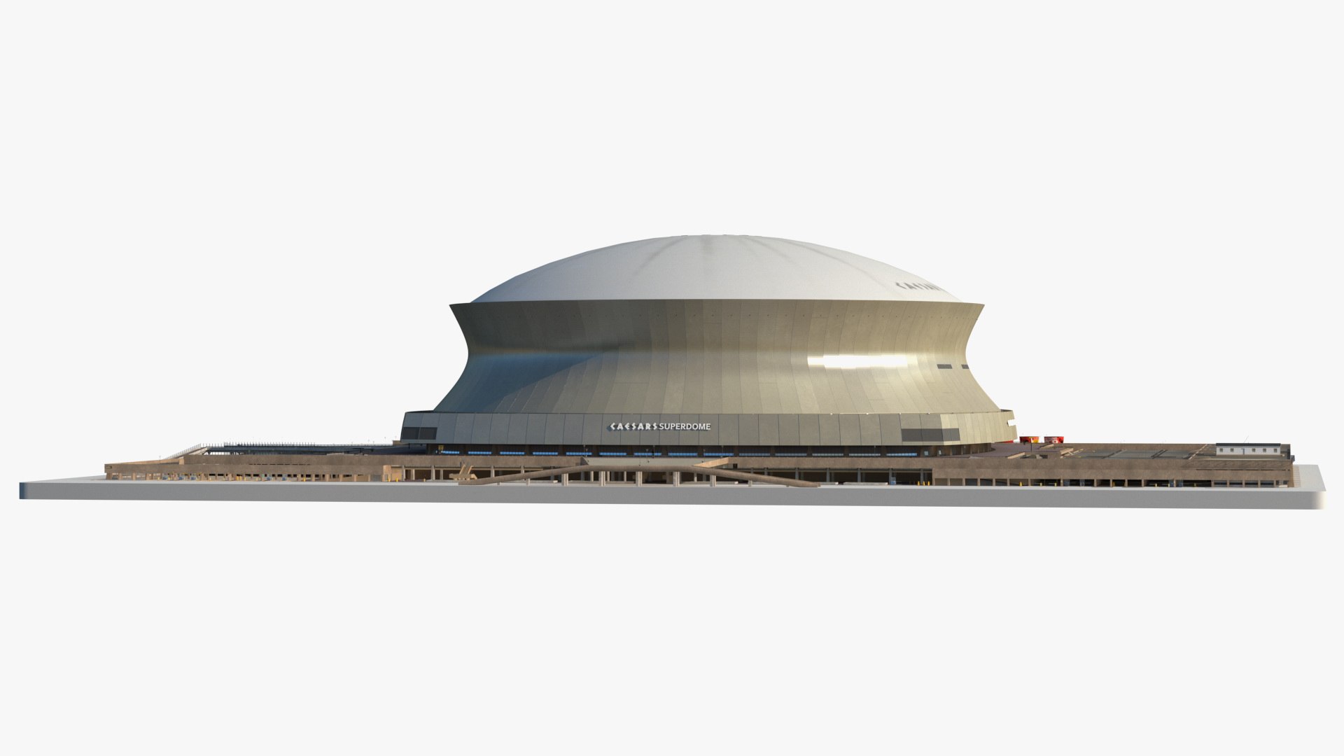 Ceasars Superdome 3D Model