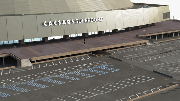modelo 3d Estadio Caesars Superdomo - TurboSquid 2015826