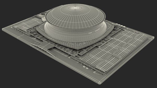 modelo 3d Estadio Caesars Superdomo - TurboSquid 2015826
