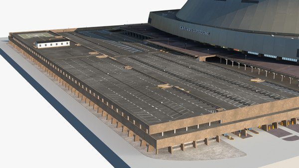 modelo 3d Estadio Caesars Superdomo - TurboSquid 2015826