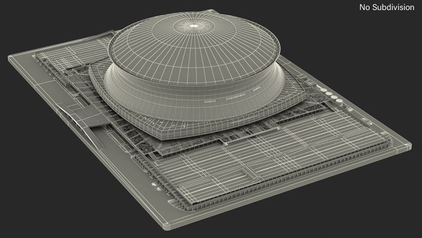 modelo 3d Estadio Caesars Superdomo - TurboSquid 2015826