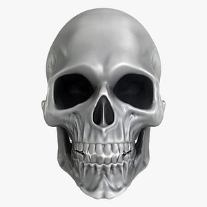 SKL-001 Rigged Skull Head 3D