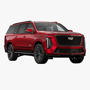 3D model 2025 Cadillac Escalade-V ESV