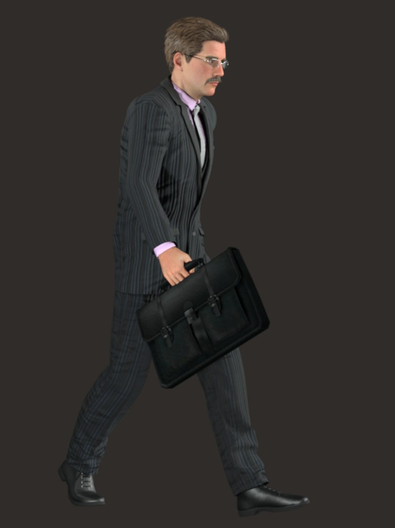 3D Realistic Rigged Professional Business Man Character 3D Model Model ...