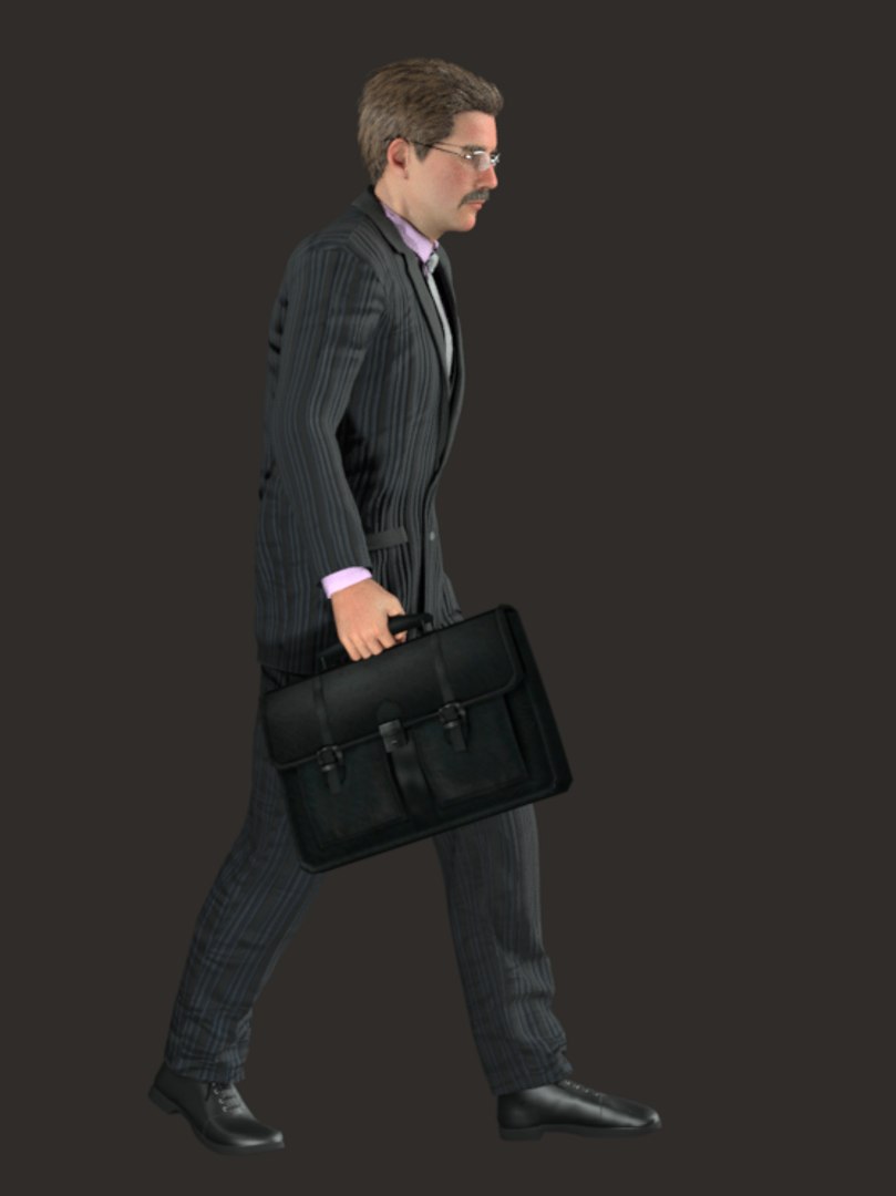 3D Realistic Rigged Professional Business Man Character 3D Model Model ...